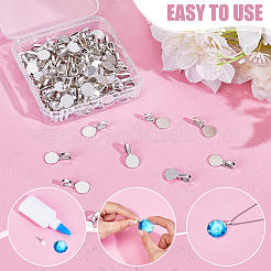 120 шт. тибетский стиль сплав клей на плоской подложке подвеска дужка&nbsp;FIND-HY0004-73