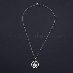 Не тускнеющие подвески из нержавеющей стали 201 NJEW-S105-JN530-45-1