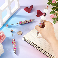 2 stylo à bille en argile polymère avec strass&nbsp;OFST-TA0001-03B