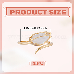 1 шт. латунные манжетные кольца&nbsp;RJEW-LP0005-11