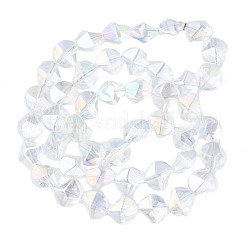 Стеклянные бусины с гальваническим покрытием &nbsp;EGLA-N008-019-D01