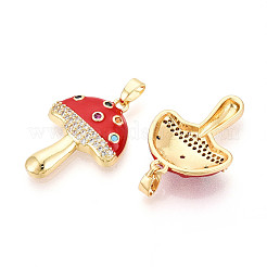 Латунные микро проложить кубического циркония подвески&nbsp;KK-N257-54G