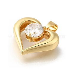 Реечное покрытие латунь с подвесками из кубического циркония KK-Z086-12G-01