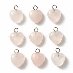 Природного розового кварца подвески&nbsp;LS-G-T132-005D