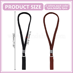 2 pz 2 cinturini da polso in nylon per bastoni da passeggio&nbsp;AJEW-HY0002-76