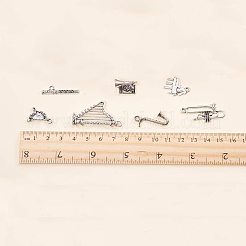 Сплавочные подвески тибетского стиля&nbsp;TIBEP-PH0004-30AS-WH