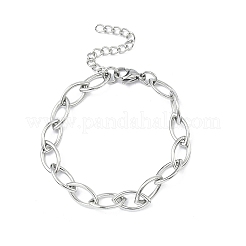 Gliederkettenarmbänder aus 304 Edelstahl für Damen&nbsp;BJEW-B169-01P