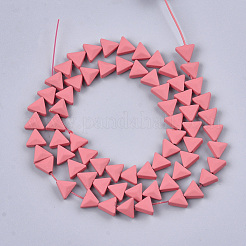 Окрашенного распылением немагнитных синтетических нитей гематита бусы&nbsp;G-T116-15-12