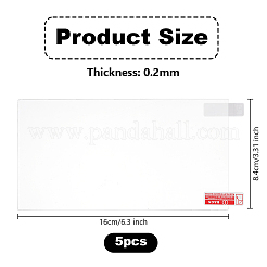 Прямоугольная пластиковая защитная пленка для экрана 3D-принтера для ЖК-моно FIND-WH0152-795B