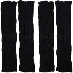3 Paar fingerlose Strickhandschuhe aus Acrylfasergarn&nbsp;AJEW-DJ0001-59B