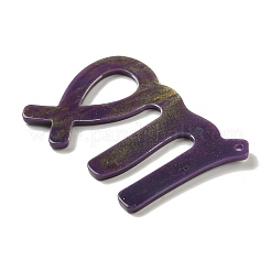 Pendentifs porte-clés en acrylique&nbsp;LS-SACR-S608-04B-02