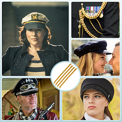 Полиэстеровая лента для шляпы&nbsp;DIY-WH0723-027A