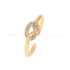 Anillos de dedo latón micropavé circonio cúbico&nbsp;RJEW-C153-01G-02