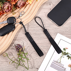 2 шт. брелок для ключей из коровьей кожи&nbsp;AJEW-CL0001-80A