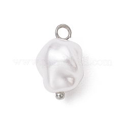 Экологически чистые пластиковые подвески с имитацией жемчуга PALLOY-JF03968-02