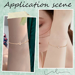 Изготовление браслета из латунного кабеля и цепи KK-BBC0009-90