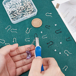 100 шт. 10 стиля пластиковых сережек-крючков&nbsp;FIND-AR0005-55