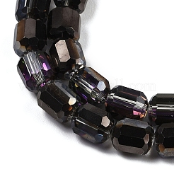 Стеклянные бусины с гальваническим покрытием &nbsp;GLAA-G112-07D