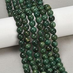 Природные африканские нефритовые бусы пряди G-K091-8mm