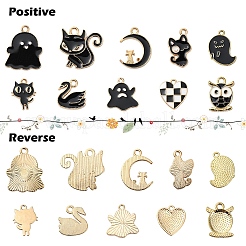 20шт 10 стиля подвески из сплава с эмалью&nbsp;ENAM-YW0004-20