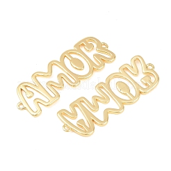 Латунный полый соединительный кулон&nbsp;KK-F931-28C-G