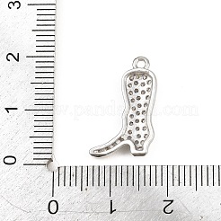 Latón micro pavimenta claro colgantes de circonio cúbico&nbsp;CU-CBAD306-18P