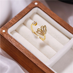 Регулируемые латунные микропрофилированные кубические кольца из циркония FS-WGDCDFA-01