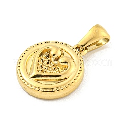 Подвески из нержавеющей стали 304 со стразами&nbsp;LS-STAS-O009-03A-G