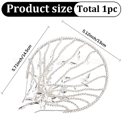 Резинки для волос со стразами для женщин и девочек&nbsp;AJEW-WH20033-105