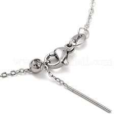 Регулируемые ожерелья из нержавеющей стали 304 с цепочками NJEW-K270-05P