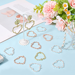 24 шт. подвески из сплава с открытым задним безелем&nbsp;FIND-SC0019-24