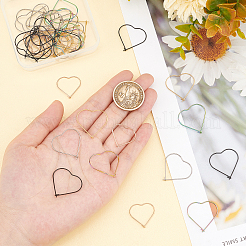 50 шт. 5 стиля ионного покрытия (IP) 304 нержавеющая сталь фурнитура для сережек-колец STAS-DC0007-06