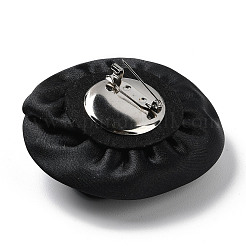 Цветочная ткань с пластиковой жемчужной брошью JEWB-K013-01P-01