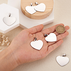 201 нержавеющая сталь штампованные пустые бирки подвески&nbsp;STAS-TA0004-03