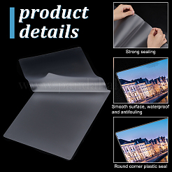 50 feuille de film de protection pour pochette de plastification&nbsp;AJEW-PH0003-95