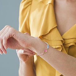 30 шт. двухцветный нейлоновый шнур для самостоятельного изготовления браслета AJEW-HY00007