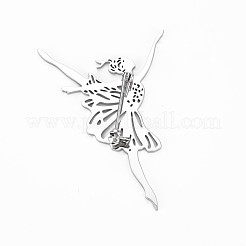 Не тускнеющая брошь танцовщица JEWB-N007-001P-FF