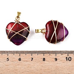 Подвески lampwork GLAA-T023-05J