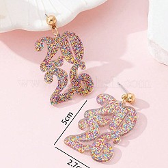 Акриловые серьги-гвоздики номер 2026&nbsp;FS-WG44A54-01