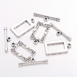 Tibetischen Stil Legierung Knebel  Verschlüsse&nbsp;LS-K0966041