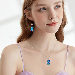 32шт 8 цвета прозрачные подвески из смолы RESI-DC0001-47