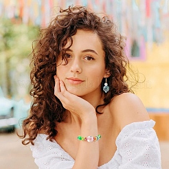 10 шт. Покрытие акриловыми бусинами&nbsp;MACR-YW0004-25