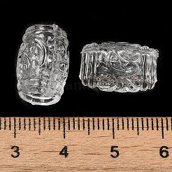 Прозрачного акрилового Европейский бисером TACR-G048-07