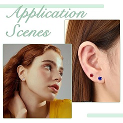 200 шт. фурнитура для сережек-гвоздиков из нержавеющей стали 304&nbsp;FIND-HS0001-10