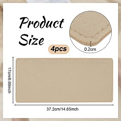 Fondo de bolsa rectangular con almohadilla de fieltro&nbsp;FIND-WH0149-85C