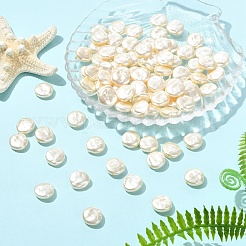 100 шт. Абс пластик имитация жемчуга бусины&nbsp;OACR-YW0003-70