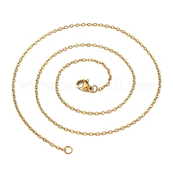 Ионное покрытие (ip) 5 шт. 304 нержавеющая сталь трос цепи ожерелья комплект для мужчин и женщин MAK-YW0002-02P