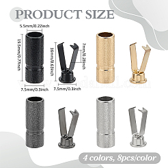 32 шт. 4 цвета сплава аксессуары для одежды украшения аксессуары&nbsp;FIND-PH0025-76A