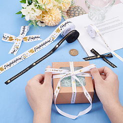 Полиэстеровая лента с золотым тиснением&nbsp;OCOR-PH0004-91D