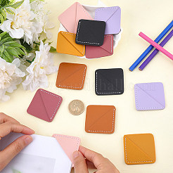 12 шт. закладки для книг из искусственной кожи двух цветов&nbsp;AJEW-CL0002-10